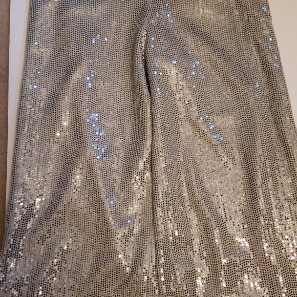 Zara sequined silver pants XS - Picture 6 of 8